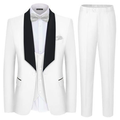 Elegant Gents 3-Piece Tuxedo Set with Shawl Collar
