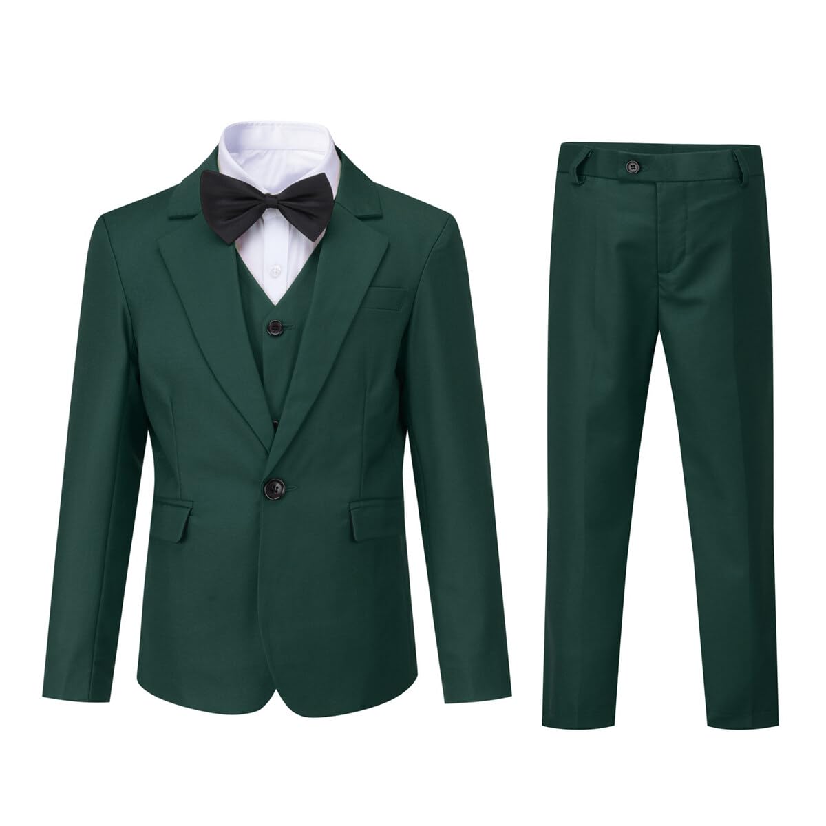 Youth Slim Fit Tuxedo - Dark Green