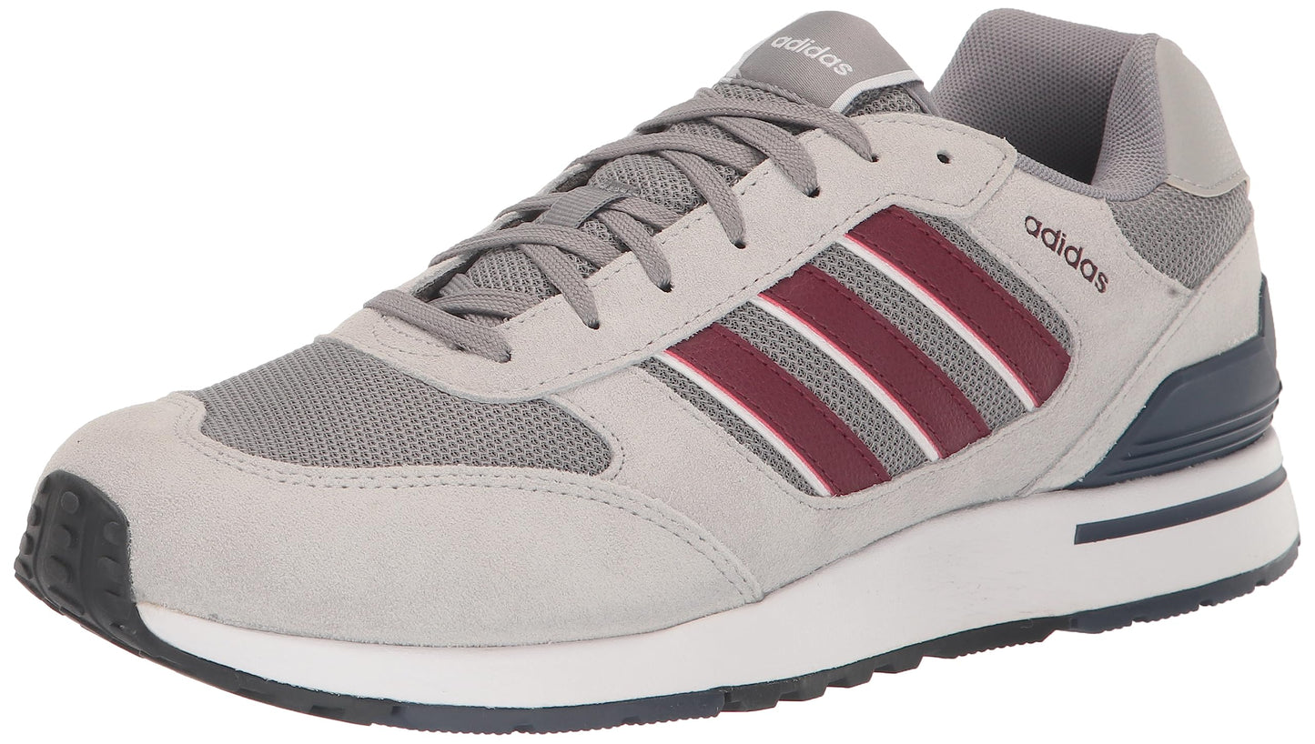 adidas Mens Run 80s Sneaker Grey/Shadow Red/Shadow Navy 10.5