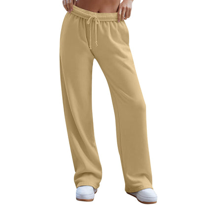 High Waisted Wide Leg Sweatpants for Women